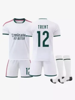 26/27 N° 7 Viní. Jr N° 10 Mbappé N° 5 Bellingham Ensemble 3 pièces Maillot domicile du club de football pour adultes et enfants