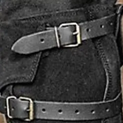 Accessoires De Bottes De Pirate Steampunk Rivet Genouillères Rétro Pour Homme