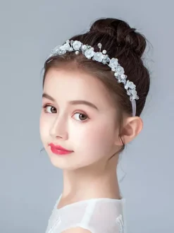 Accessoires de cheveux couronne de fille de fleur Courrone de mariage