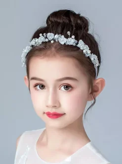 Accessoires de cheveux couronne de fille de fleur Courrone de mariage