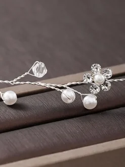 Accessoires de cheveux de mariée en métal