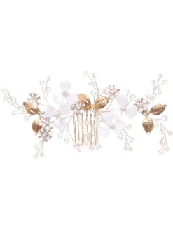 Accessoires de cheveux de mariée en métal