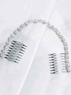 Accessoires de cheveux en métal pour peigne