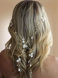 Accessoires de coiffure de mariage en métal