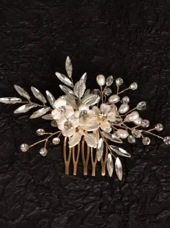 Accessoires de coiffure en métal pour la mariée