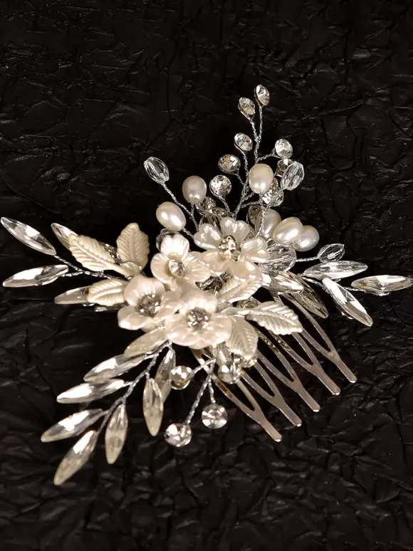 Accessoires de coiffure en métal pour la mariée