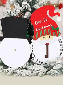 Accessoires de tête de bonhomme de neige de Noël noir Fibre de polyester Costumes de vacances de Noël Accessoires