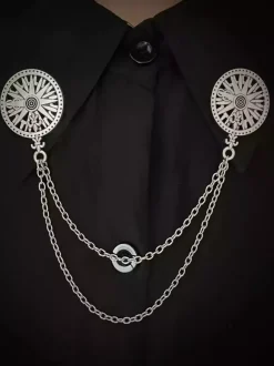 Accessoires Gothiques Lolita Chaînes Argentées Accessoire Métal Divers