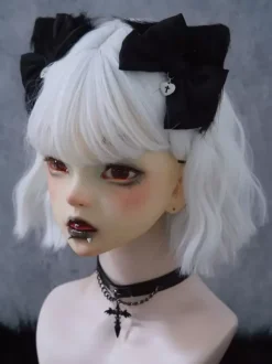 Accessoires Gothiques Lolita Accessoire Noir N艙ud Divers