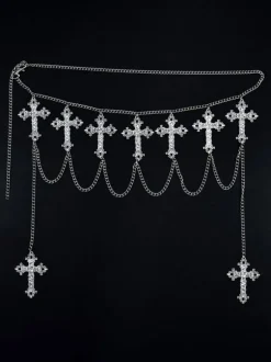Accessoires Lolita Steampunk Chaînes Argentées Accessoire En Métal Divers