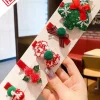 Accessoires Sweet Lolita N艙uds rouges Motif de Noël Coiffes Divers