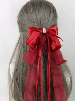 Accessoires Sweet Lolita N艙uds roses Coiffes Divers