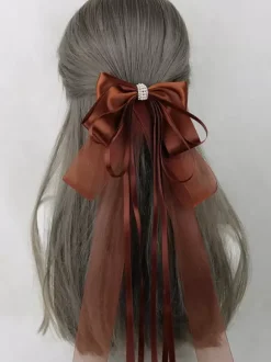 Accessoires Sweet Lolita N艙uds roses Coiffes Divers