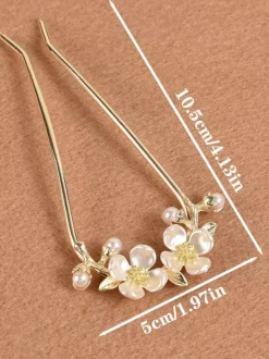 Accessoires de cheveux de mariée en métal pour mariage