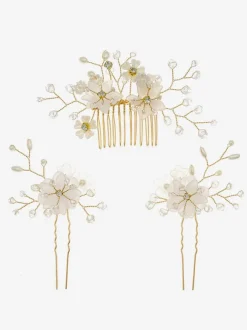 Accessoires de cheveux en métal de peigne de mariage