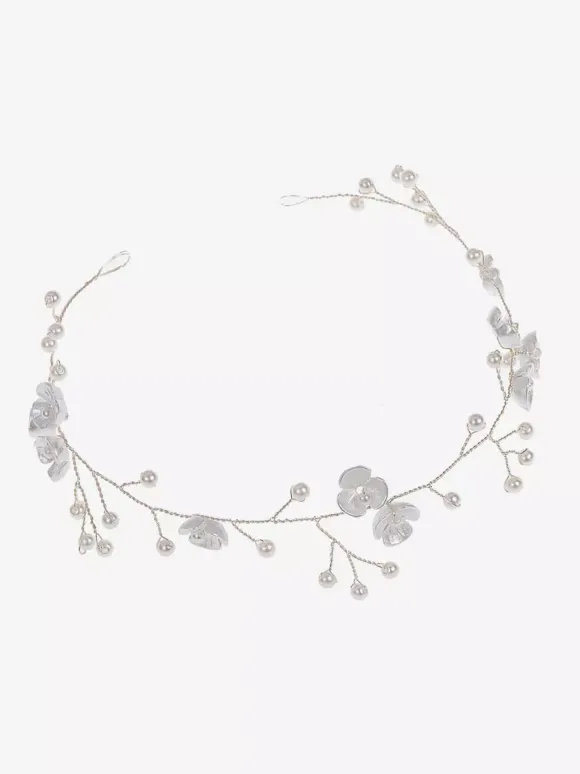 Accessoires de cheveux en métal de mariage de casque pour la mariée