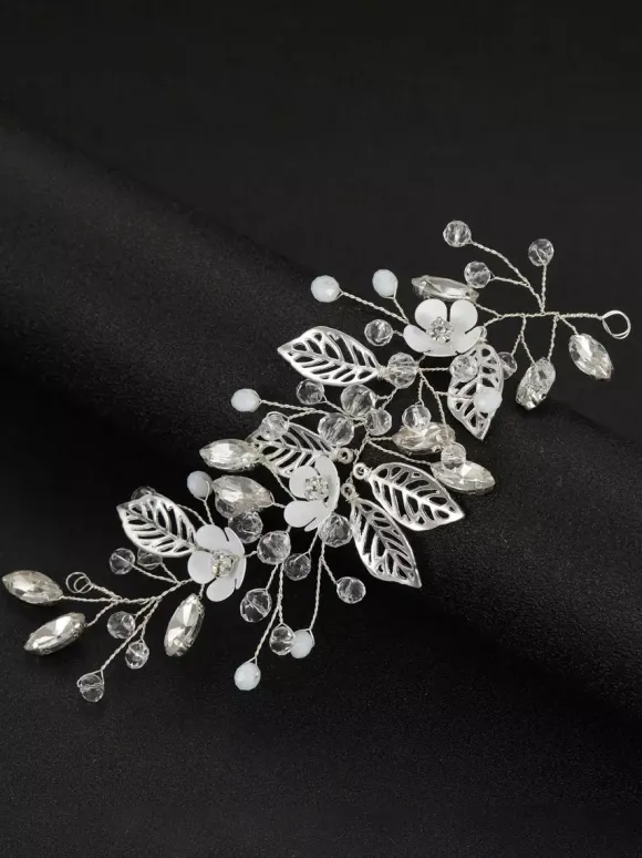 Accessoires de coiffure en métal pour la mariée