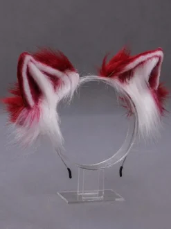 Accessoires douce Lolita coiffure Lolita décontracté quotidien avec oreilles de renard noir