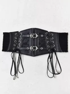 Accessoires Gothiques Lolita Détails en Métal Blanc Oeillets Divers
