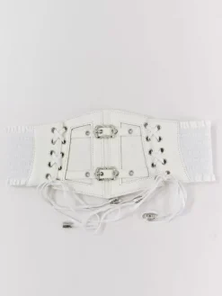 Accessoires Gothiques Lolita Détails en Métal Blanc Oeillets Divers