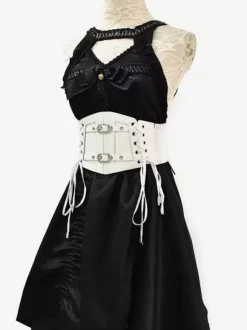 Accessoires Gothiques Lolita Détails en Métal Blanc Oeillets Divers