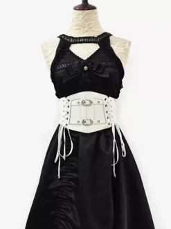 Accessoires Gothiques Lolita Détails en Métal Blanc Oeillets Divers