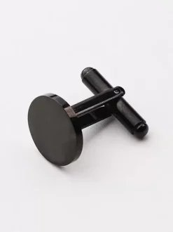 Accessoires Homme Classic Round Metallic Black