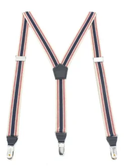 Accessoires Homme Détails Métalliques Classiques Polyester Métallique Pull Out Rouge