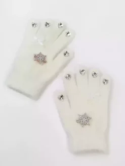 Accessoires Sweet Lolita Écru Blanc Strass Accessoire Polyester Divers