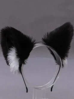 Accessoires Sweet Lolita Oreilles de chats blancs Accessoire mignon Lolita
