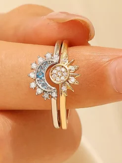 Bagues Métal Adulte Quotidien Décontracté Bijoux