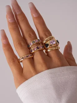Bagues pour adultes bijoux décontractés de style européen forme irrégulière