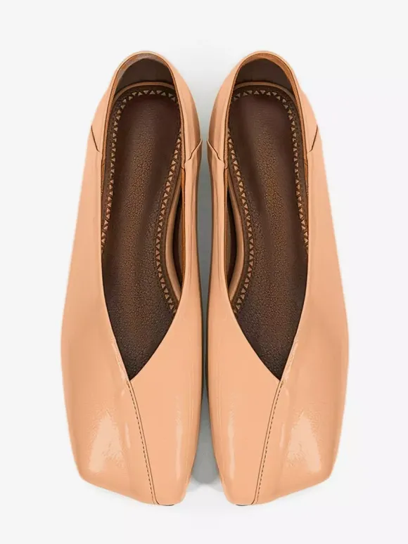 Ballerines plates à bout carré pour femmes