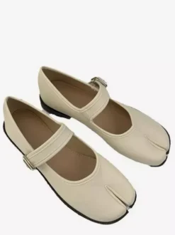 Ballerines Mary Jane fendues sur les orteils pour femmes