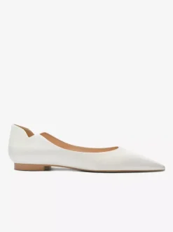 Ballerines noires pour femmes bout pointu chaussures décontractées à enfiler