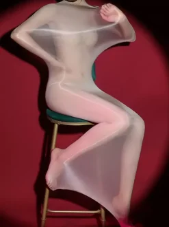 Bas de corps ultra-fins et brillants lingerie séduisante rouge 1 pièce sans couture