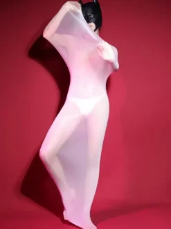 Bas de corps ultra-fins et brillants lingerie séduisante rouge 1 pièce sans couture