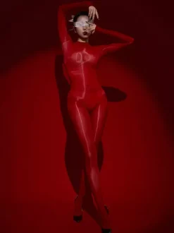 Bas de lingerie bas de corps noirs brillants lisses sans coutures pour tout le corps