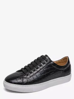 Baskets à enfiler pour hommes chaussures de marche épaisses à bout rond chaussures de randonnée basses décontractées et confortables