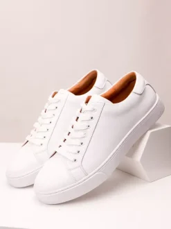 Baskets à lacets et bout rond pour homme chaussures de randonnée plates