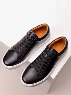 Baskets à lacets et bout rond pour homme chaussures de randonnée plates