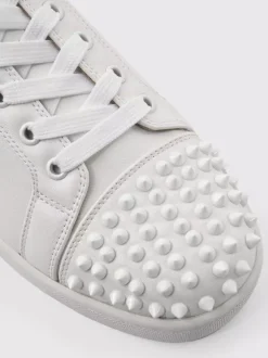 Baskets basses à lacets en cuir de vache blanc pour hommes chaussures décontractées