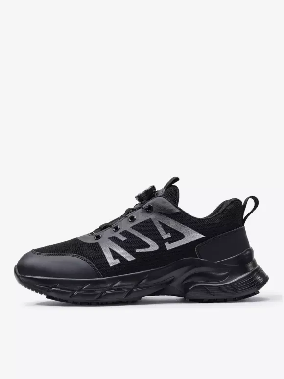 Baskets basses antidérapantes pour homme chaussures de course légères et sans lacets semelle épaisse