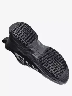 Baskets basses antidérapantes pour homme chaussures de course légères et sans lacets semelle épaisse