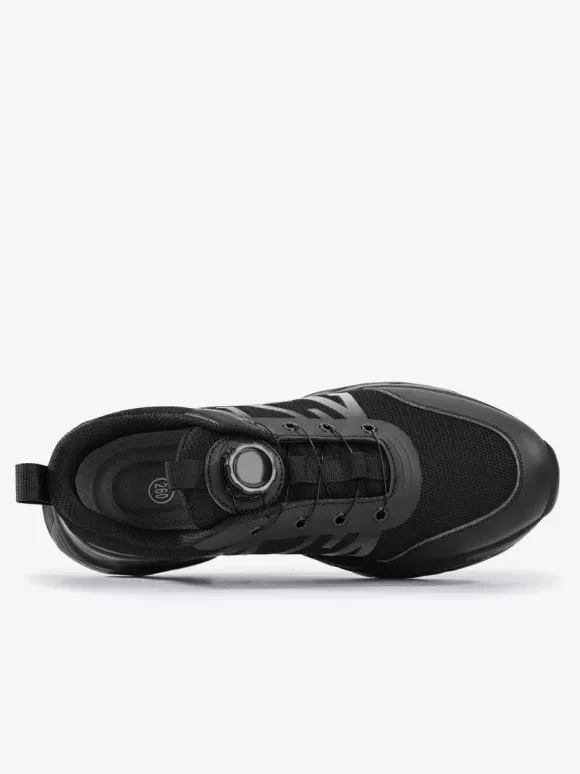 Baskets basses antidérapantes pour homme chaussures de course légères et sans lacets semelle épaisse