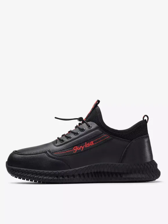 Baskets pour hommes chaussures de course à semelle épaisse légères respirantes et imperméables