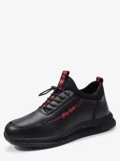 Baskets pour hommes chaussures de course à semelle épaisse légères respirantes et imperméables