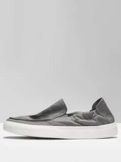 Baskets pour hommes Mocassins confortables en polyester à bout rond Chaussures décontractées à enfiler
