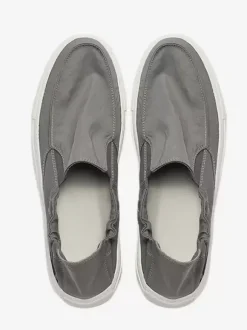 Baskets pour hommes Mocassins confortables en polyester à bout rond Chaussures décontractées à enfiler