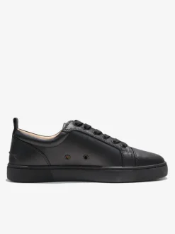 Baskets de skate noires à lacets et bout rond pour hommes